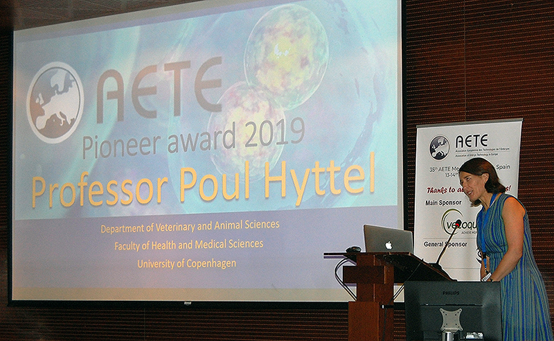 Trudee Fair M.Agr.Sci., PhD. introducing Poul Hyttel