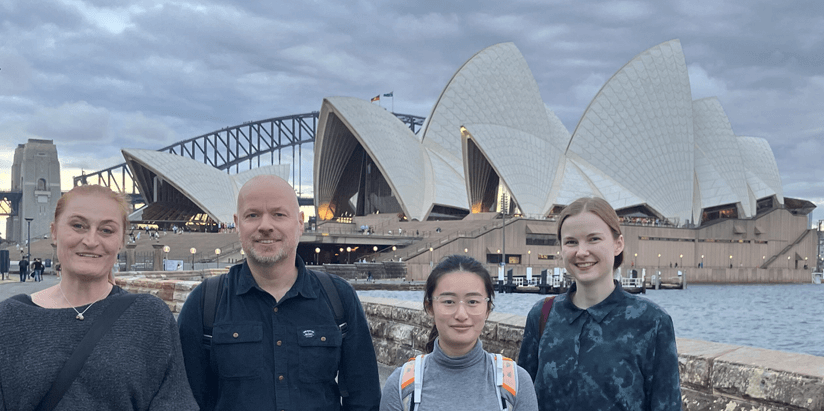 Group at opera house